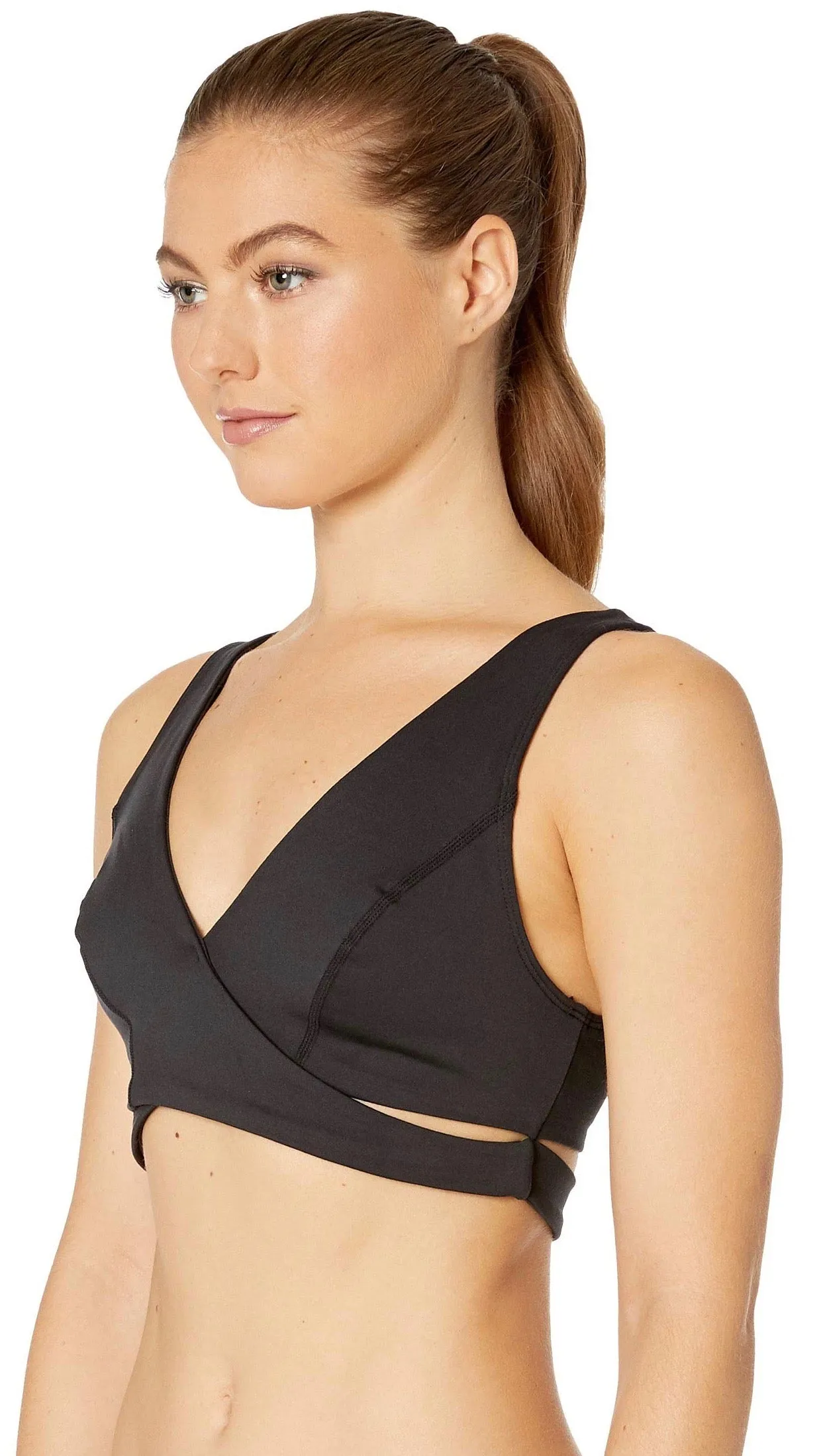 Free People Good Times Bra Black