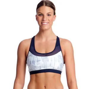 Funkita - Alba Mist - Ladies Racerback Crop Top