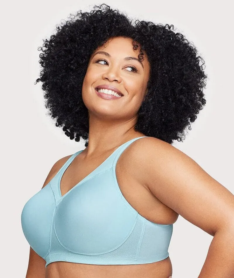 Glamorise Magiclift Seamless Wire-Free Sports Bra - Frosted Aqua