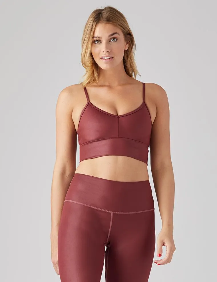 Glyder Premier Bra - Oxblood Gloss