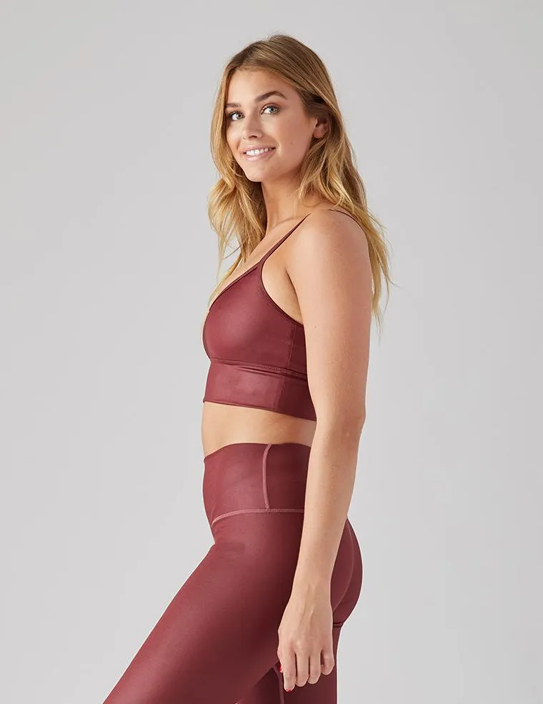 Glyder Premier Bra - Oxblood Gloss