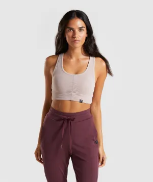 Gymshark Aura Sports Bra - Taupe