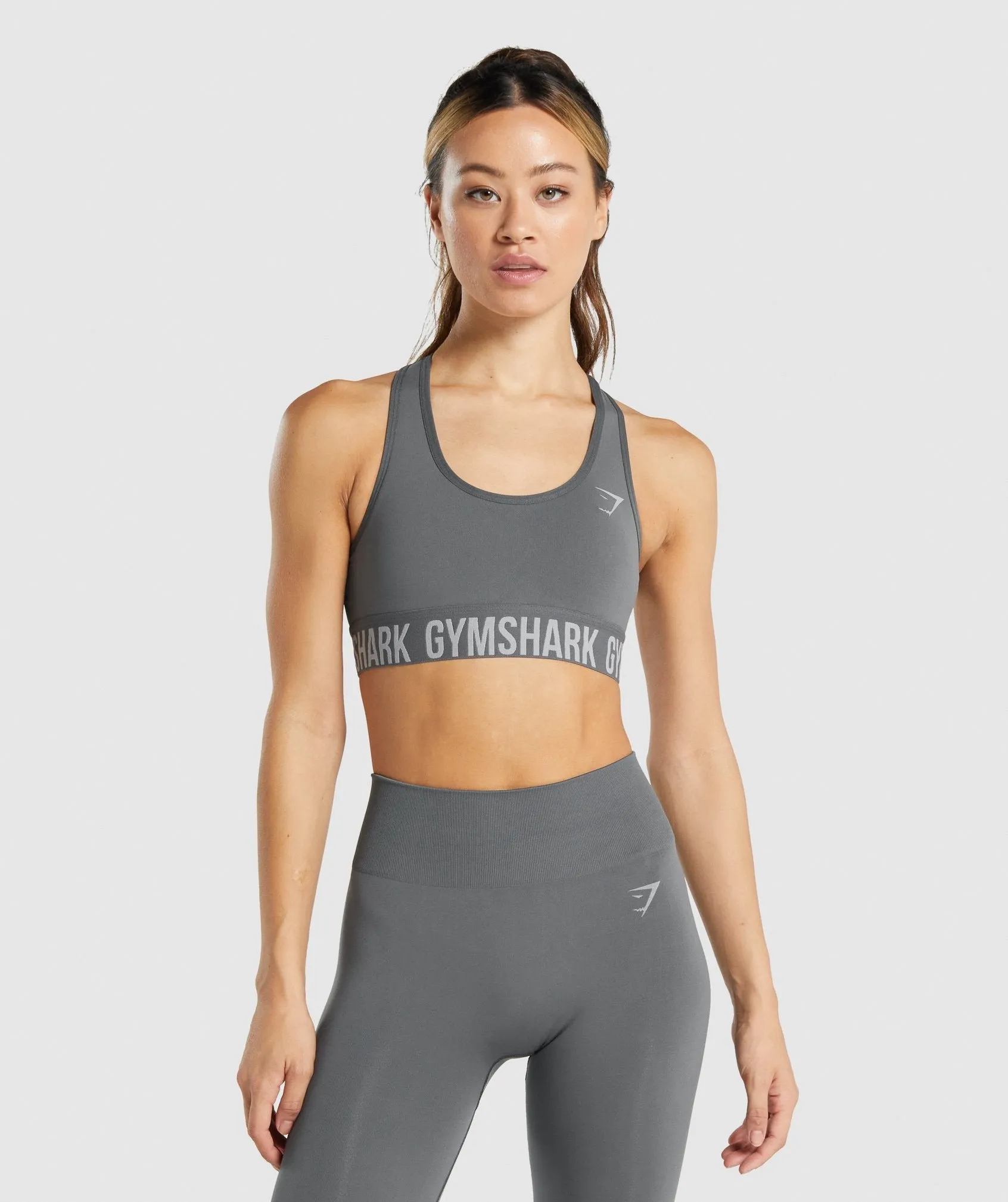 Gymshark Fit Seamless Sports Bra - Charcoal