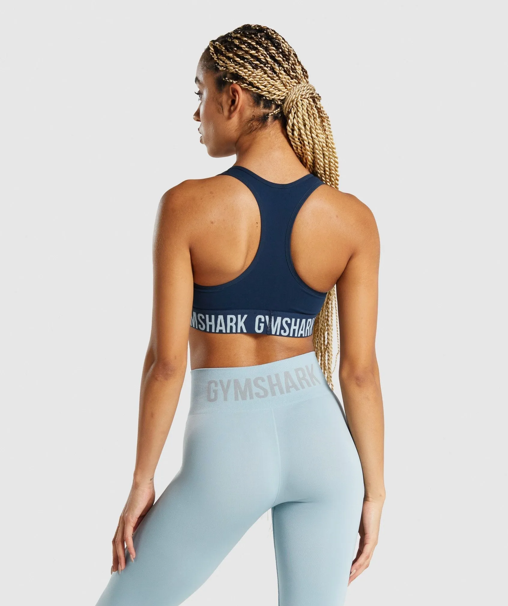 Gymshark Fit Seamless Sports Bra - Navy