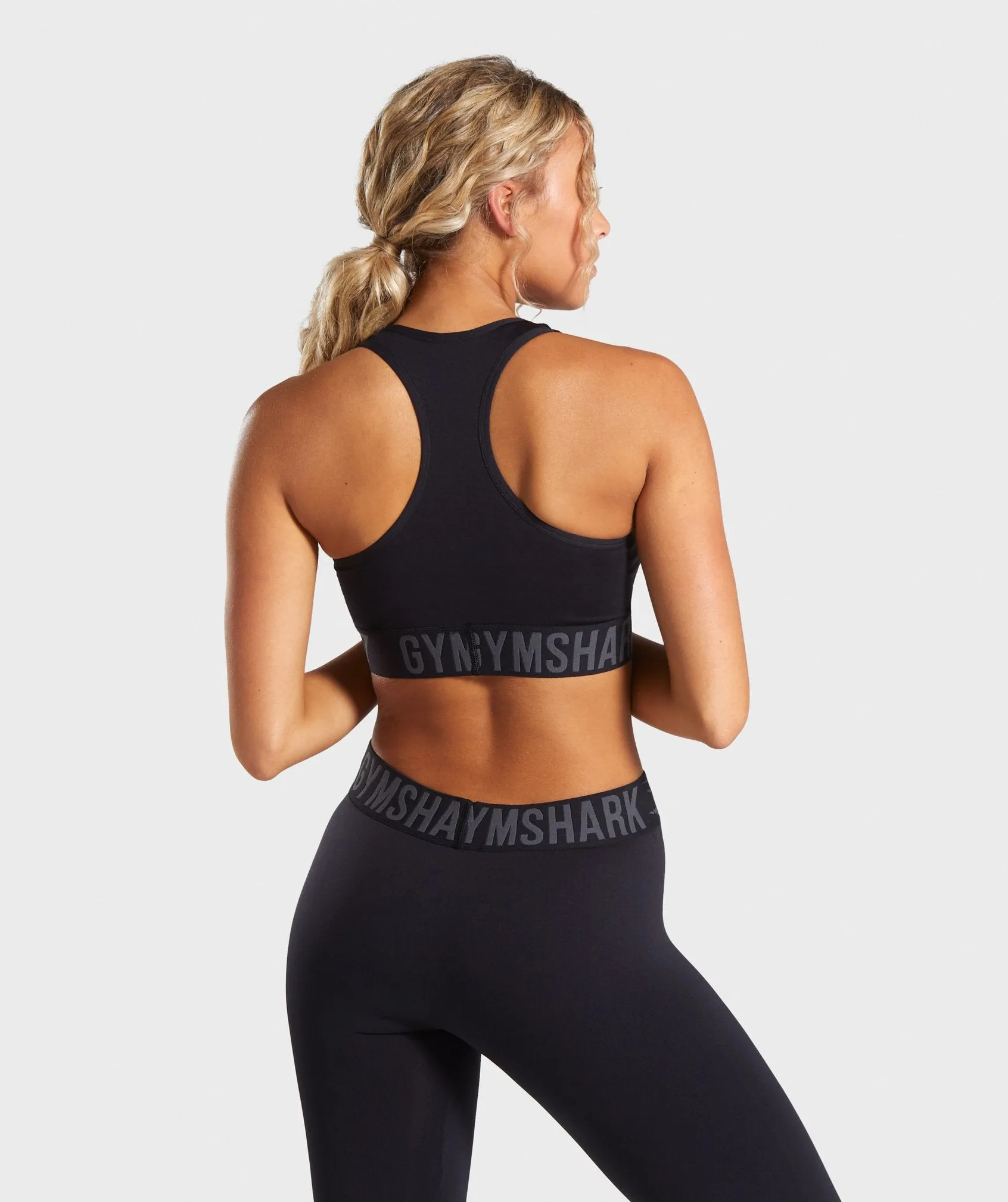 Gymshark Fit Sports Bra - Black/Black