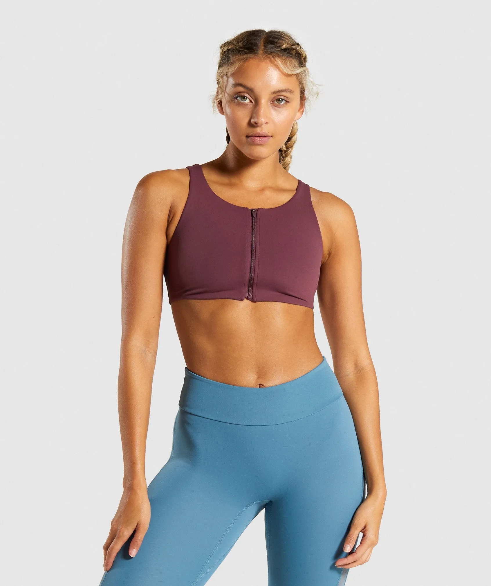 Gymshark Form Sports Bra - Berry Red