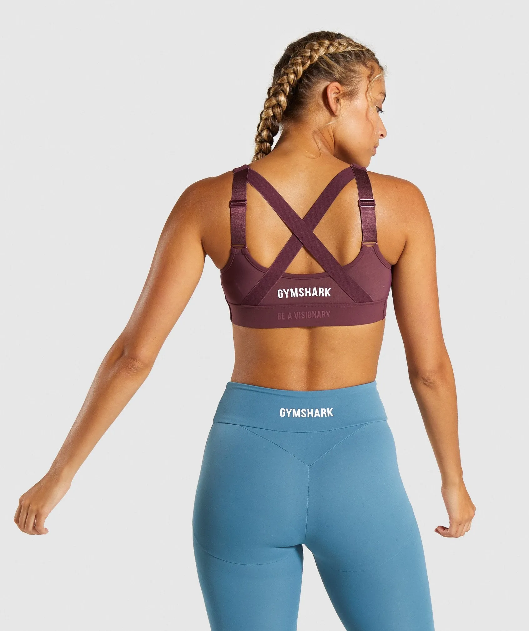 Gymshark Form Sports Bra - Berry Red