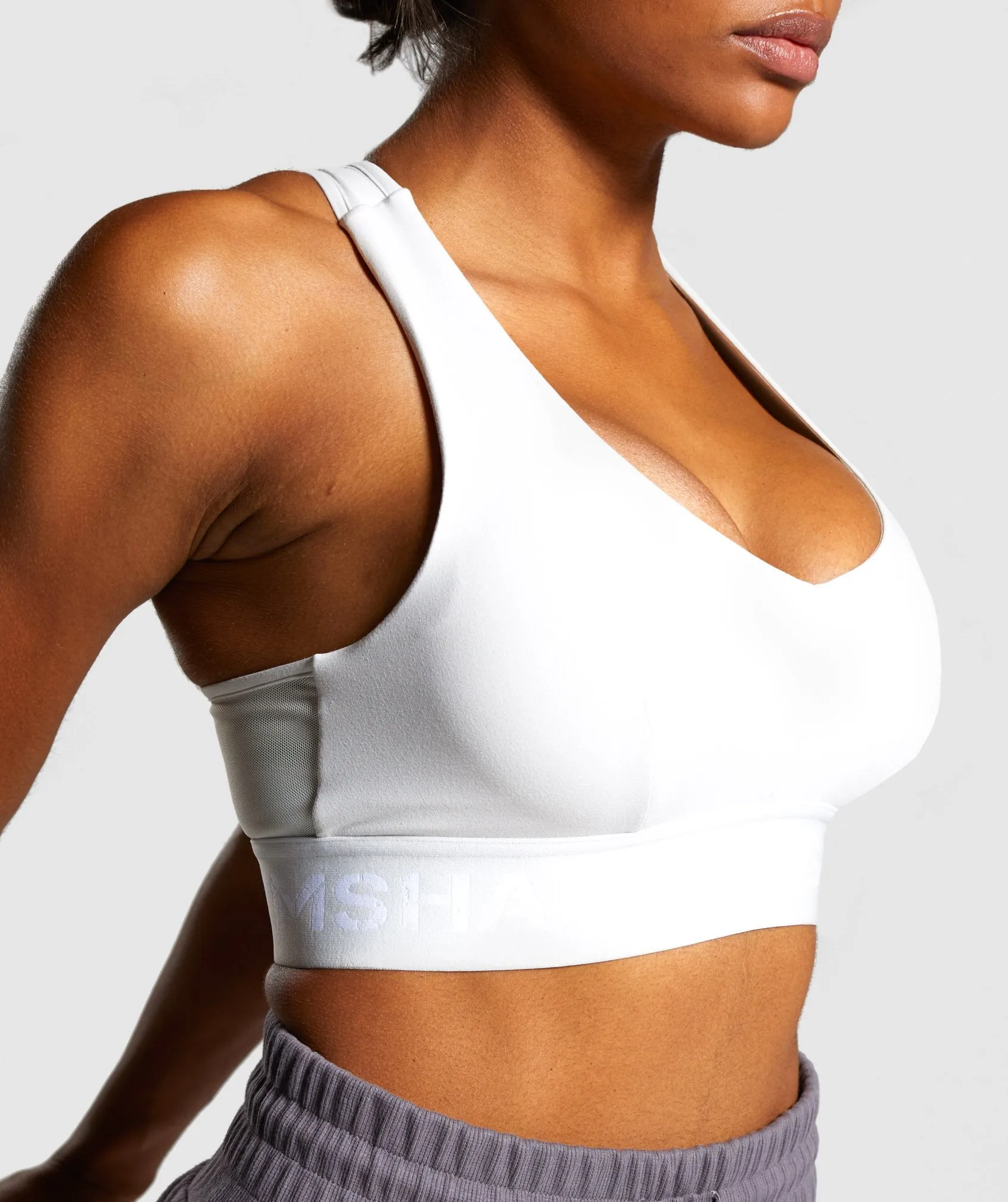 Gymshark Legacy Fitness Sports Bra - Light Grey