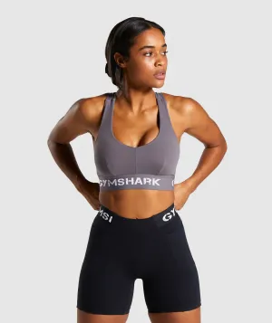 Gymshark Legacy Fitness Sports Bra - Slate Lavender