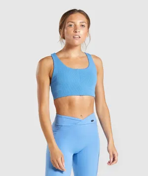 Gymshark Poise Sports Bra - Blue