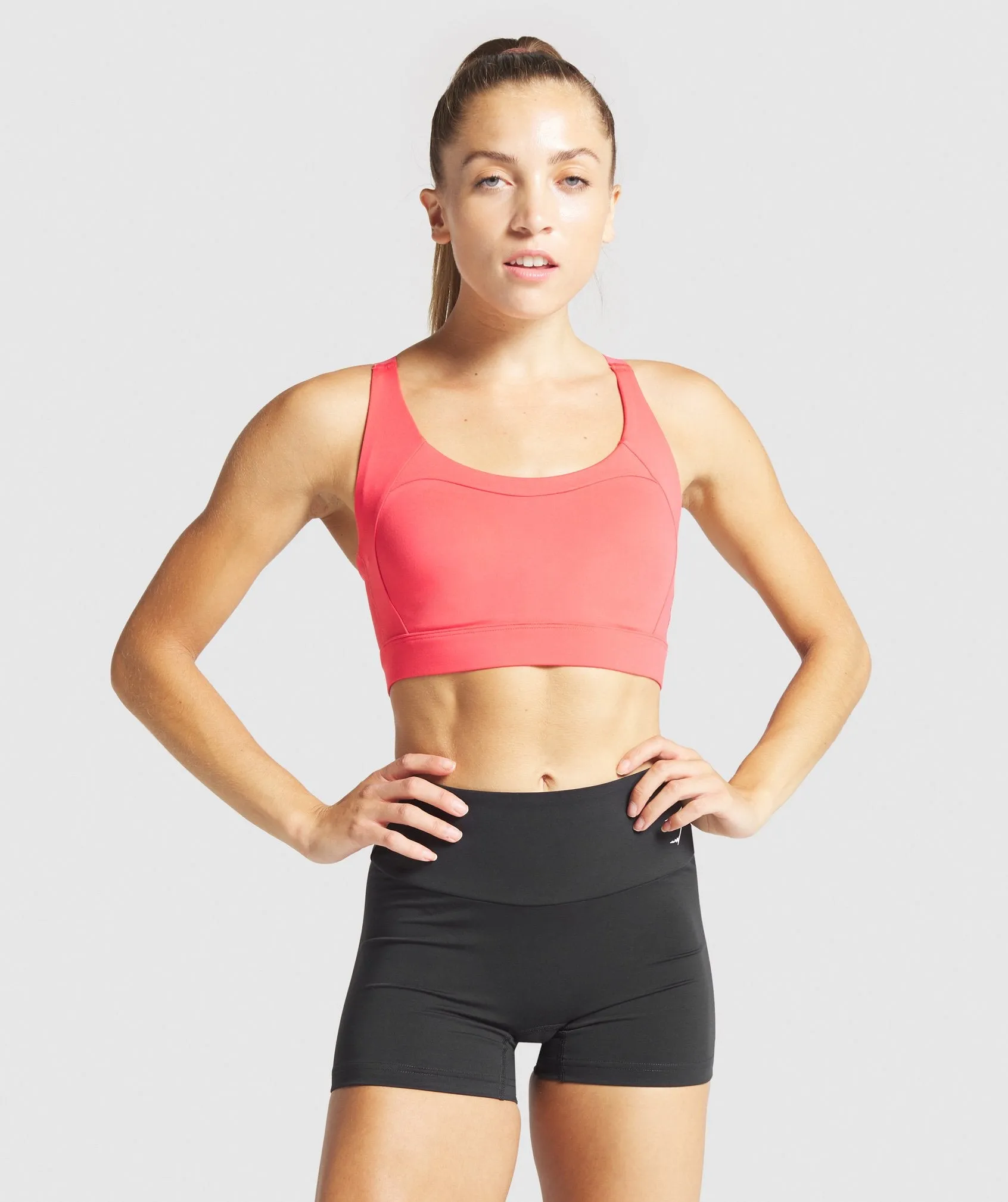 Gymshark Racer Back Training Sports Bra - Red