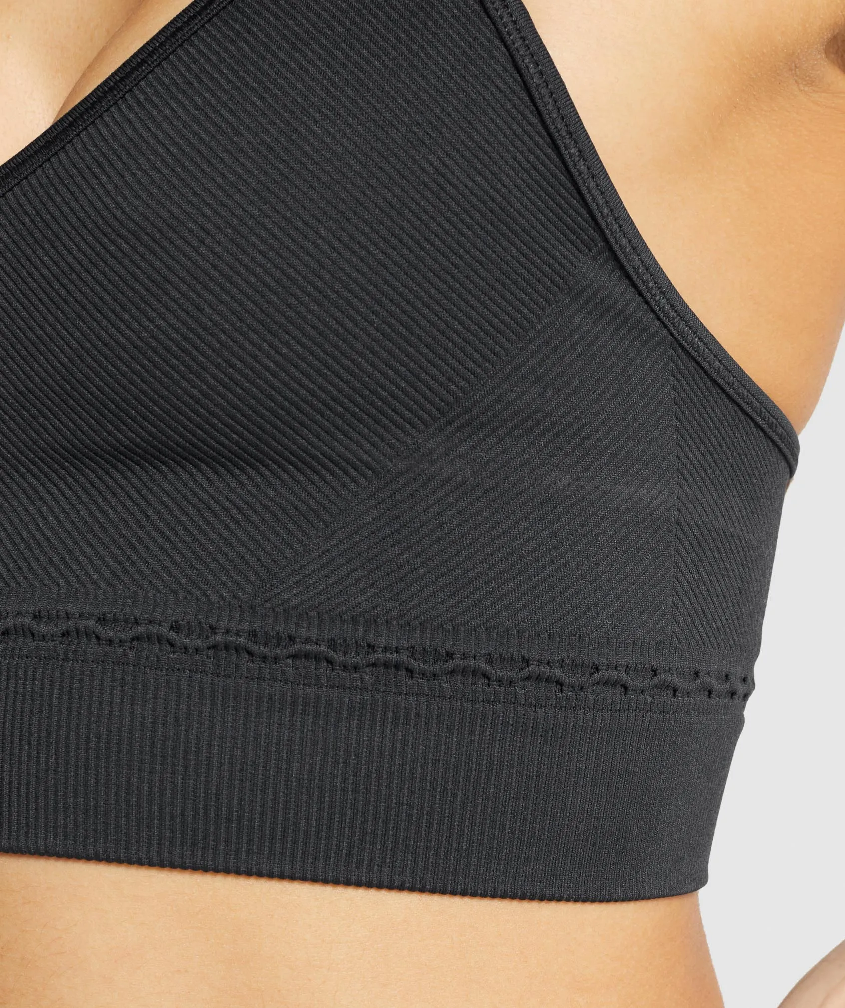 Gymshark Studio Seamless Sports Bra - Black