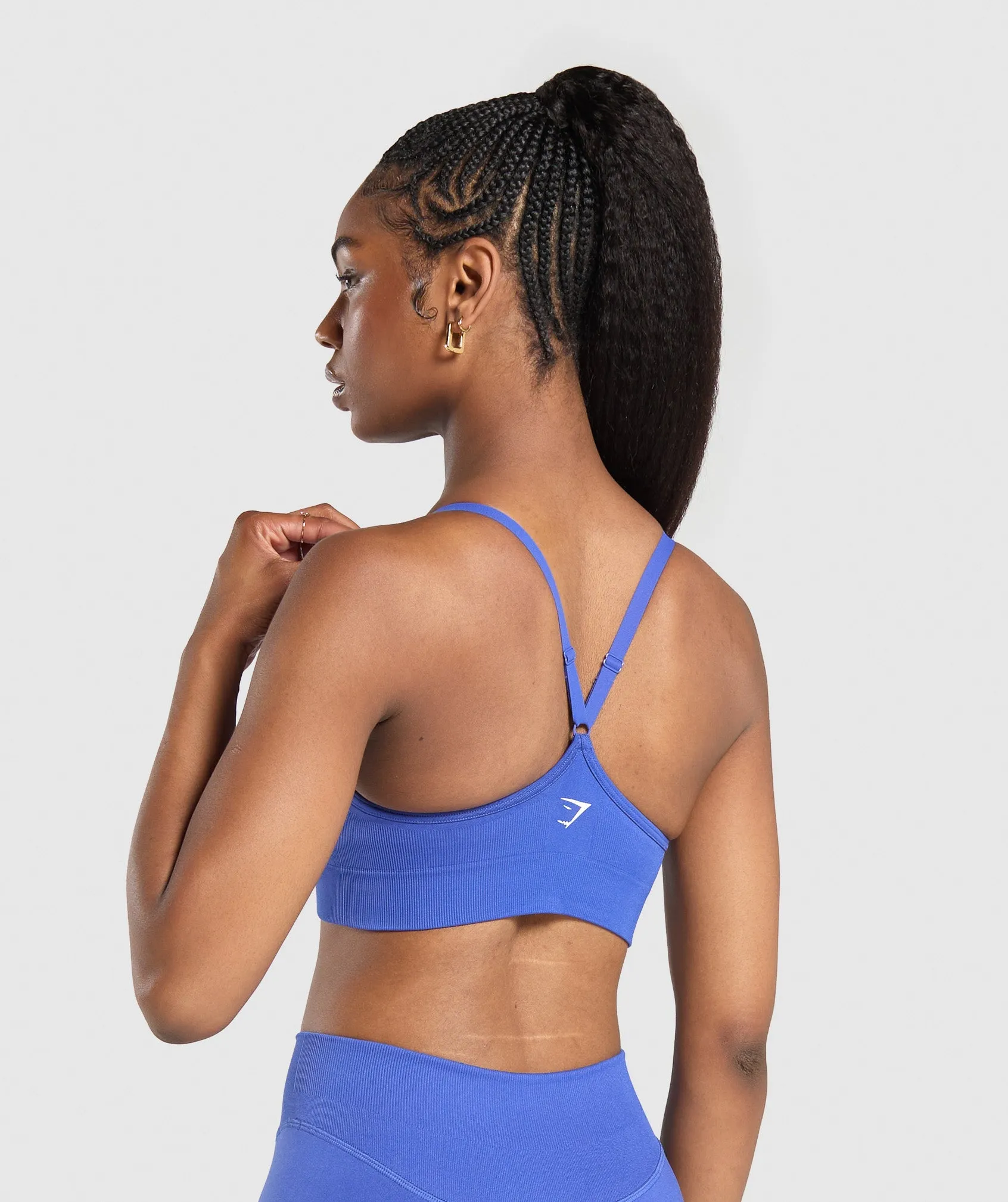 Gymshark Sweat Seamless Sports Bra - Force Blue