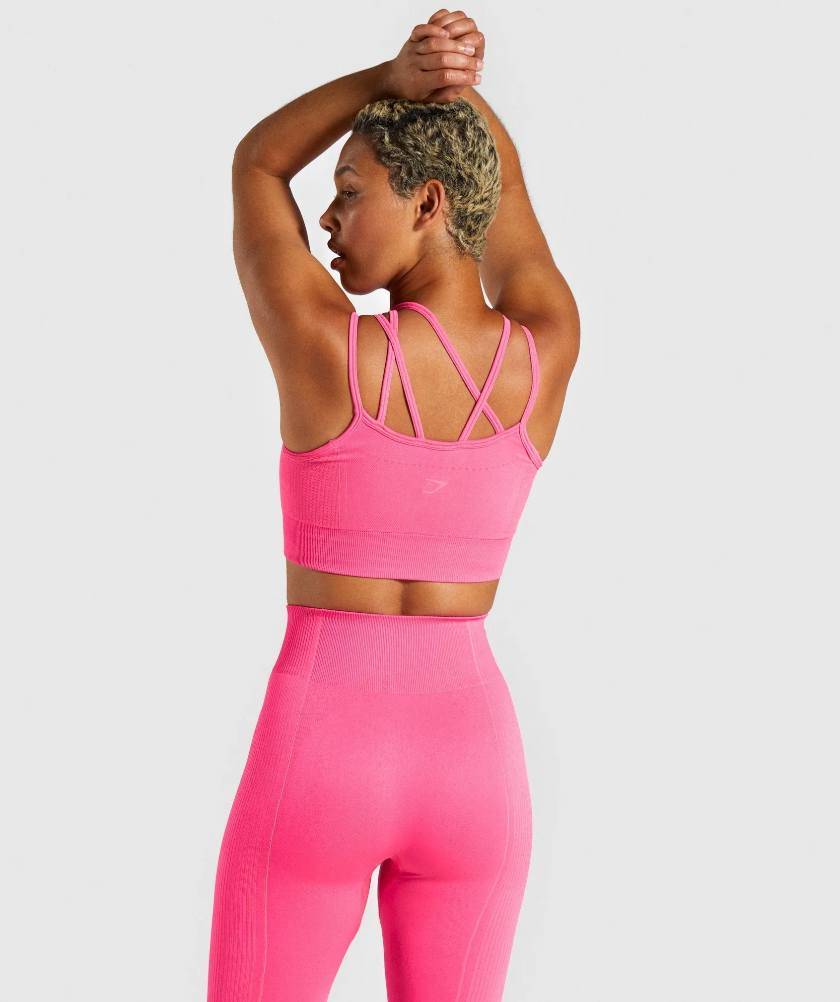 Gymshark Ultra Seamless Sports Bra - Cyber Pink