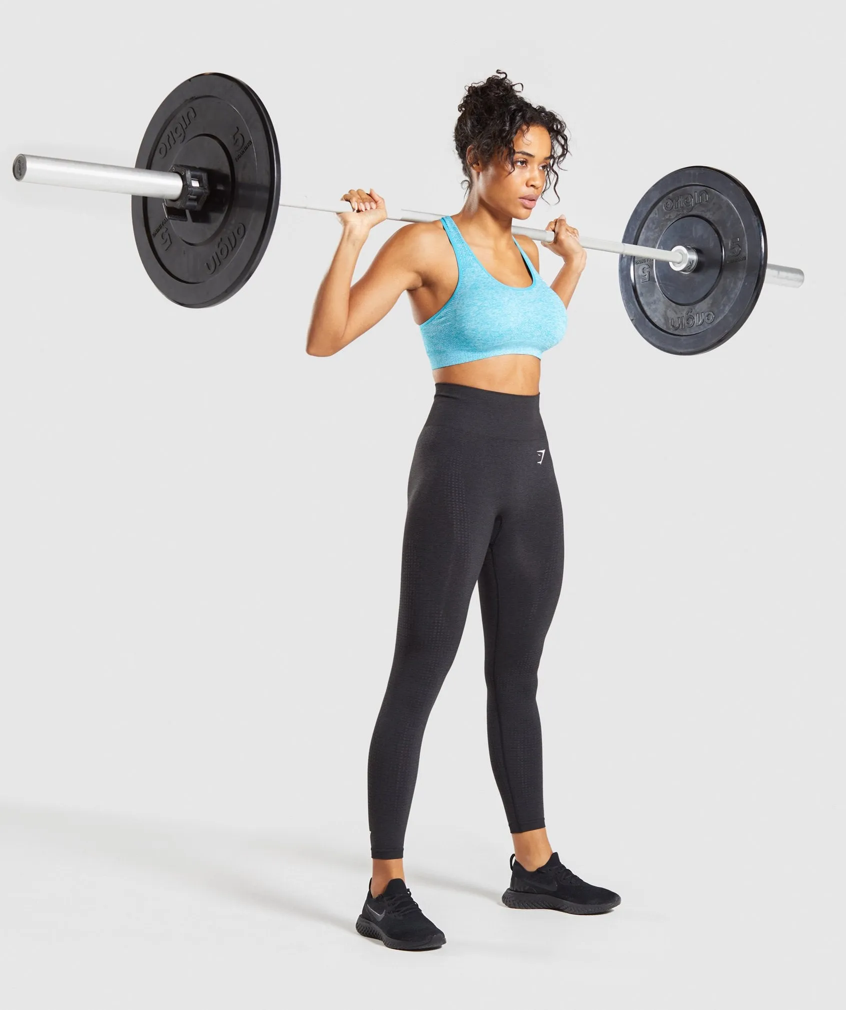 Gymshark Vital Seamless Sports Bra - Blue Marl