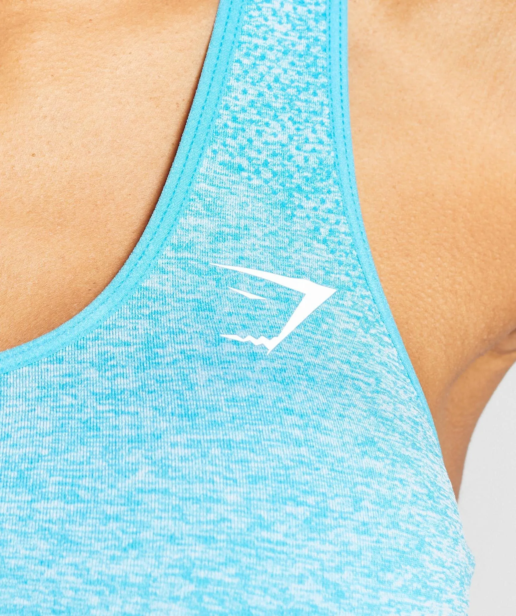 Gymshark Vital Seamless Sports Bra - Blue Marl