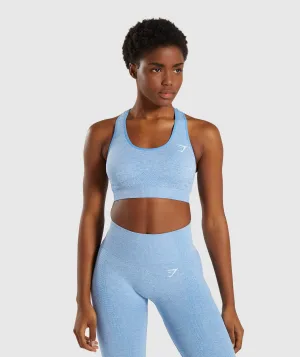 Gymshark Vital Seamless Sports Bra - Blue