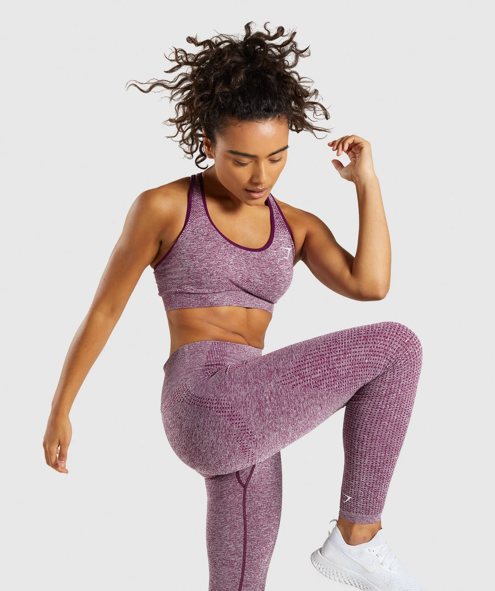 Gymshark Vital Seamless Sports Bra - Purple