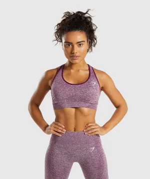 Gymshark Vital Seamless Sports Bra - Purple