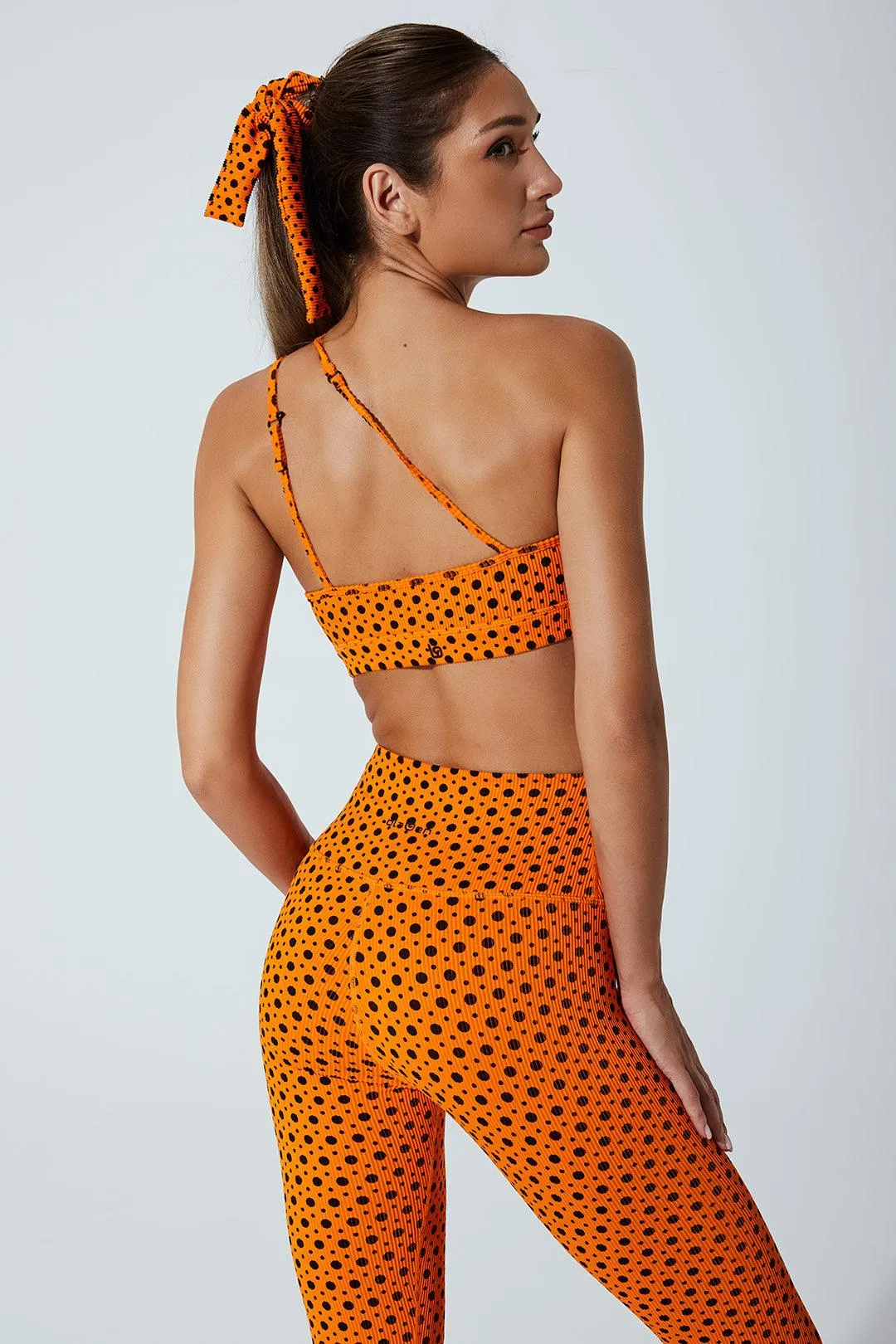 Hafwen Polka Dots Bra - Orange Beetle