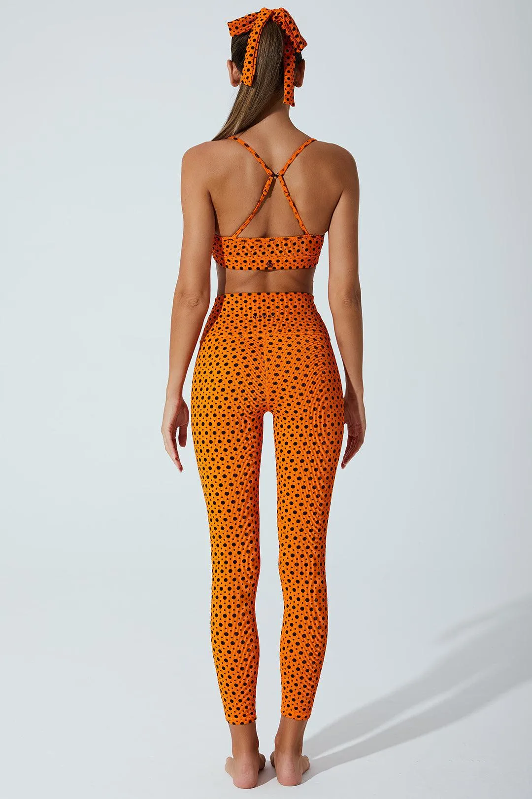 Hafwen Polka Dots Bra - Orange Beetle