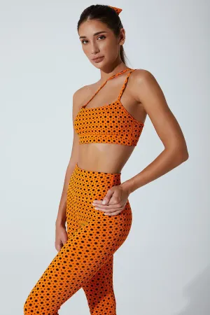 Hafwen Polka Dots Bra - Orange Beetle