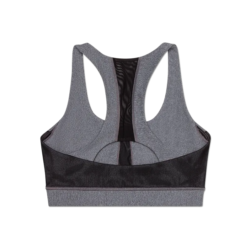 Heather Grey ANY-WEAR™ Sports Bra | Smart Apparel