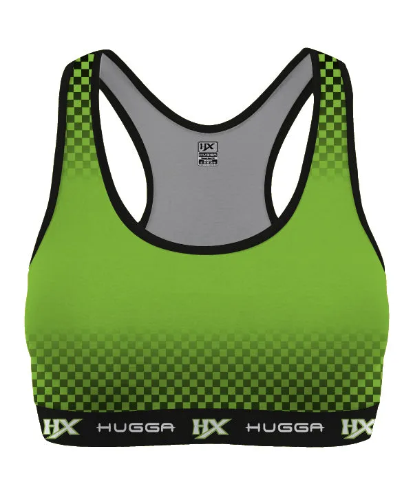 HX CHEQUERED SPORTS BRA