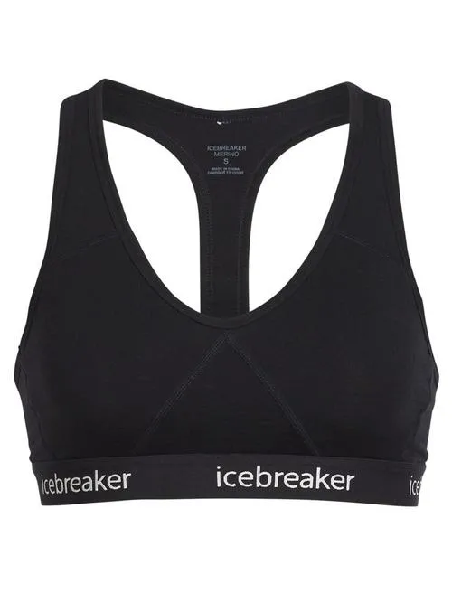 Icebreaker Sprite Racerback Bra (Women's) Black