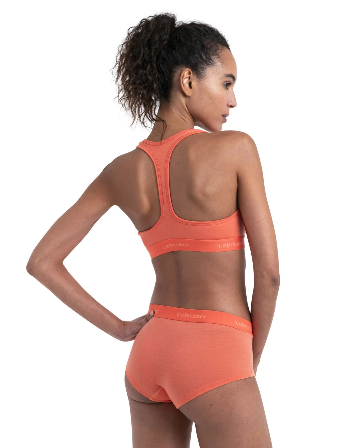 Icebreaker Sprite Racerback Bra (Women's) Tang