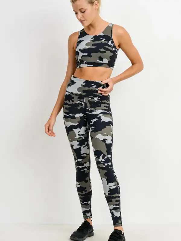 Jungle Camo Sports Bra