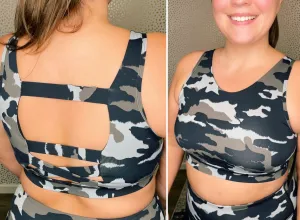 Jungle Camo Sports Bra