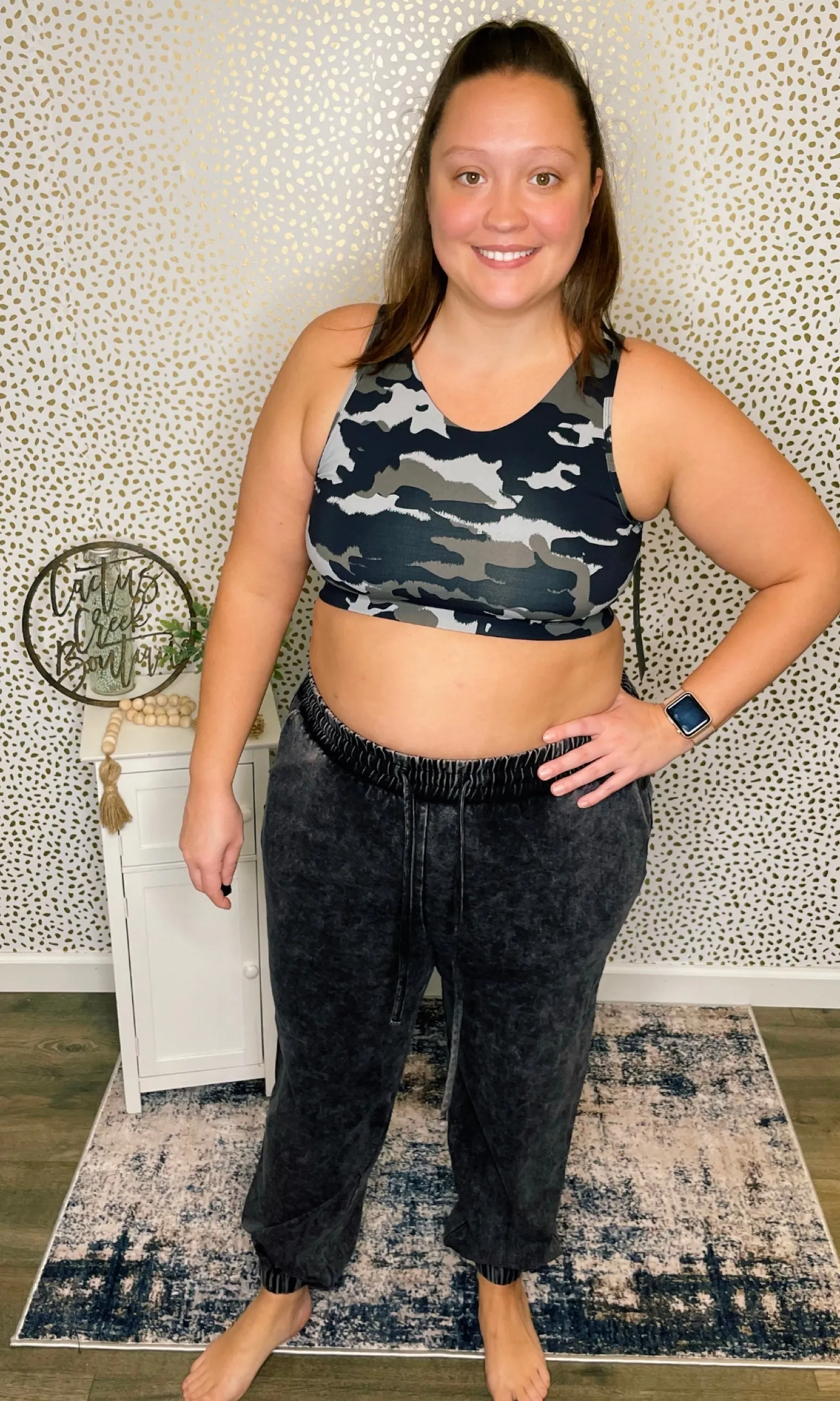 Jungle Camo Sports Bra