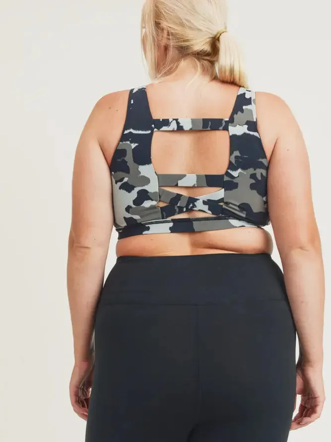 Jungle Camo Sports Bra