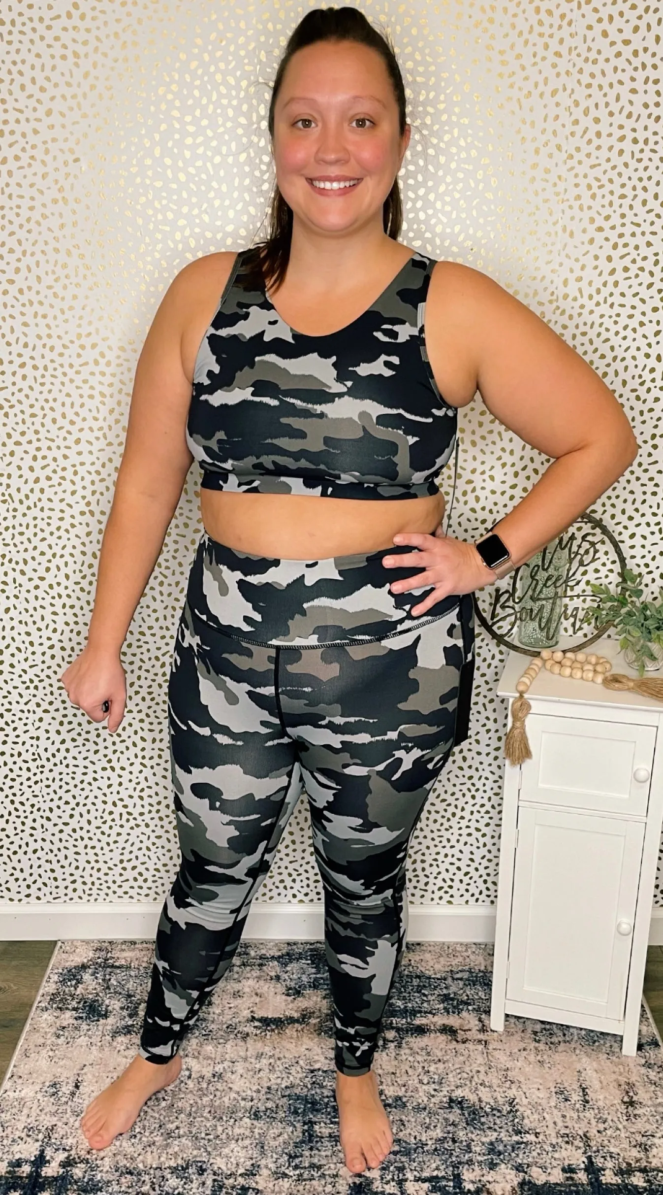 Jungle Camo Sports Bra