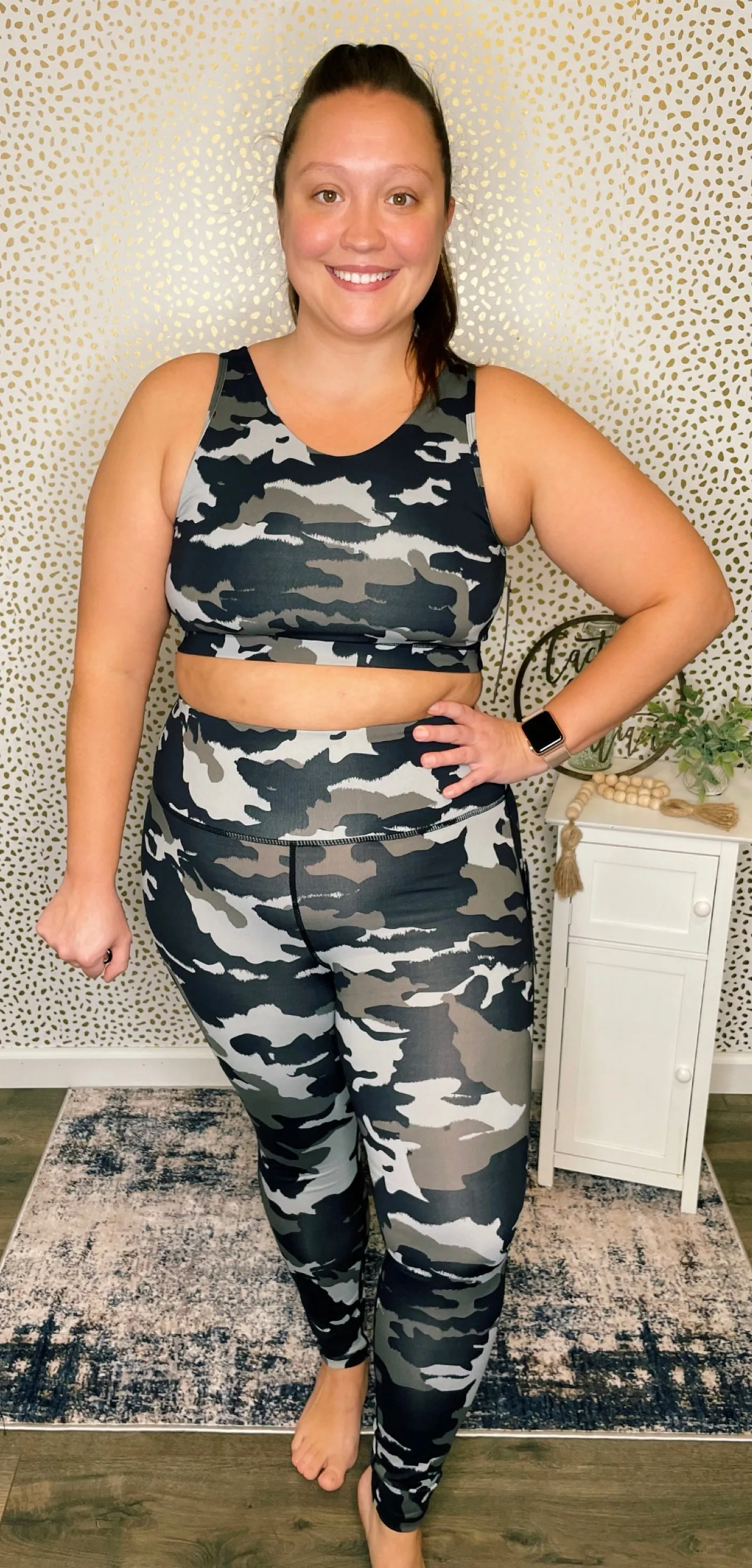 Jungle Camo Sports Bra