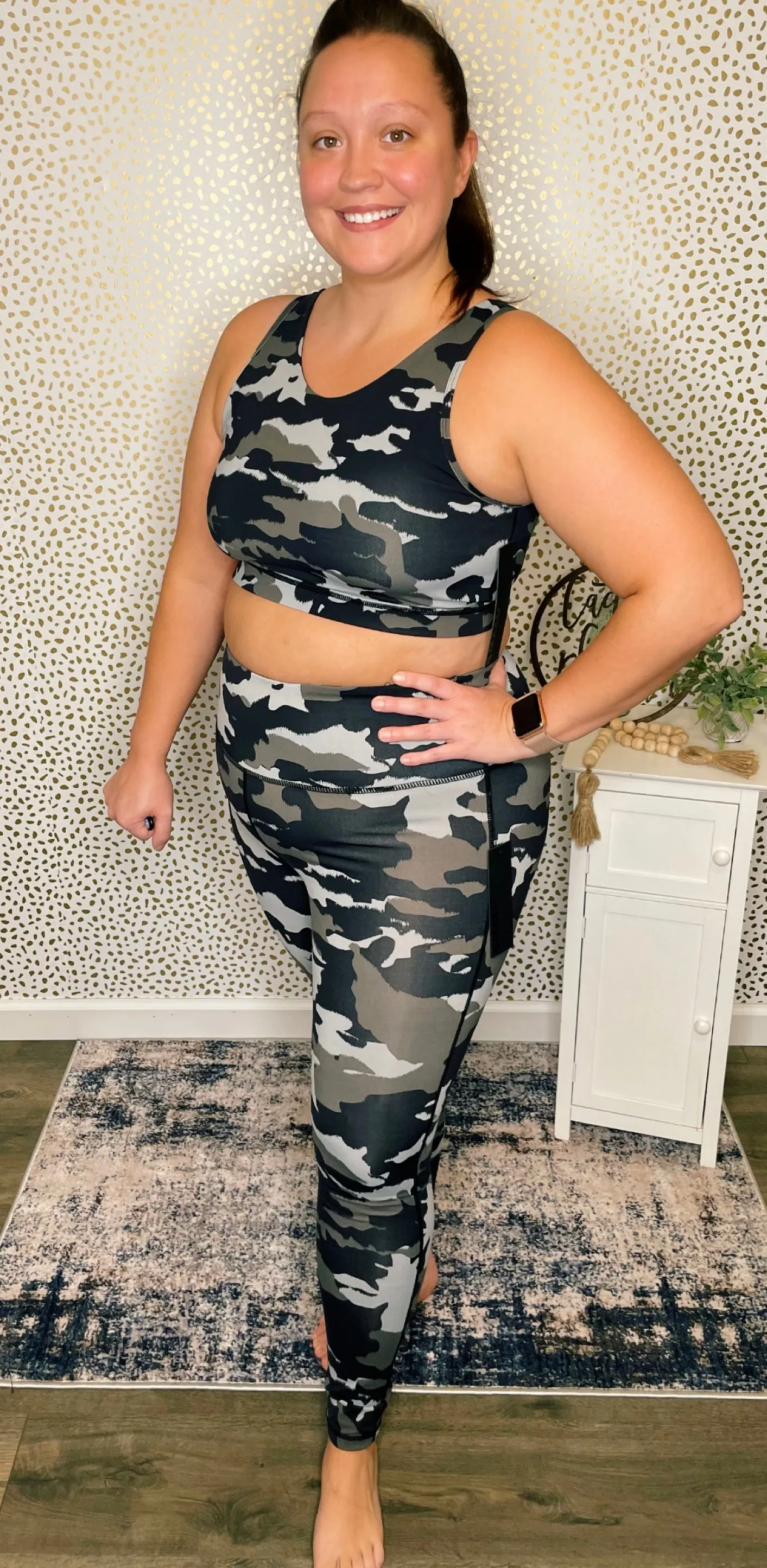 Jungle Camo Sports Bra