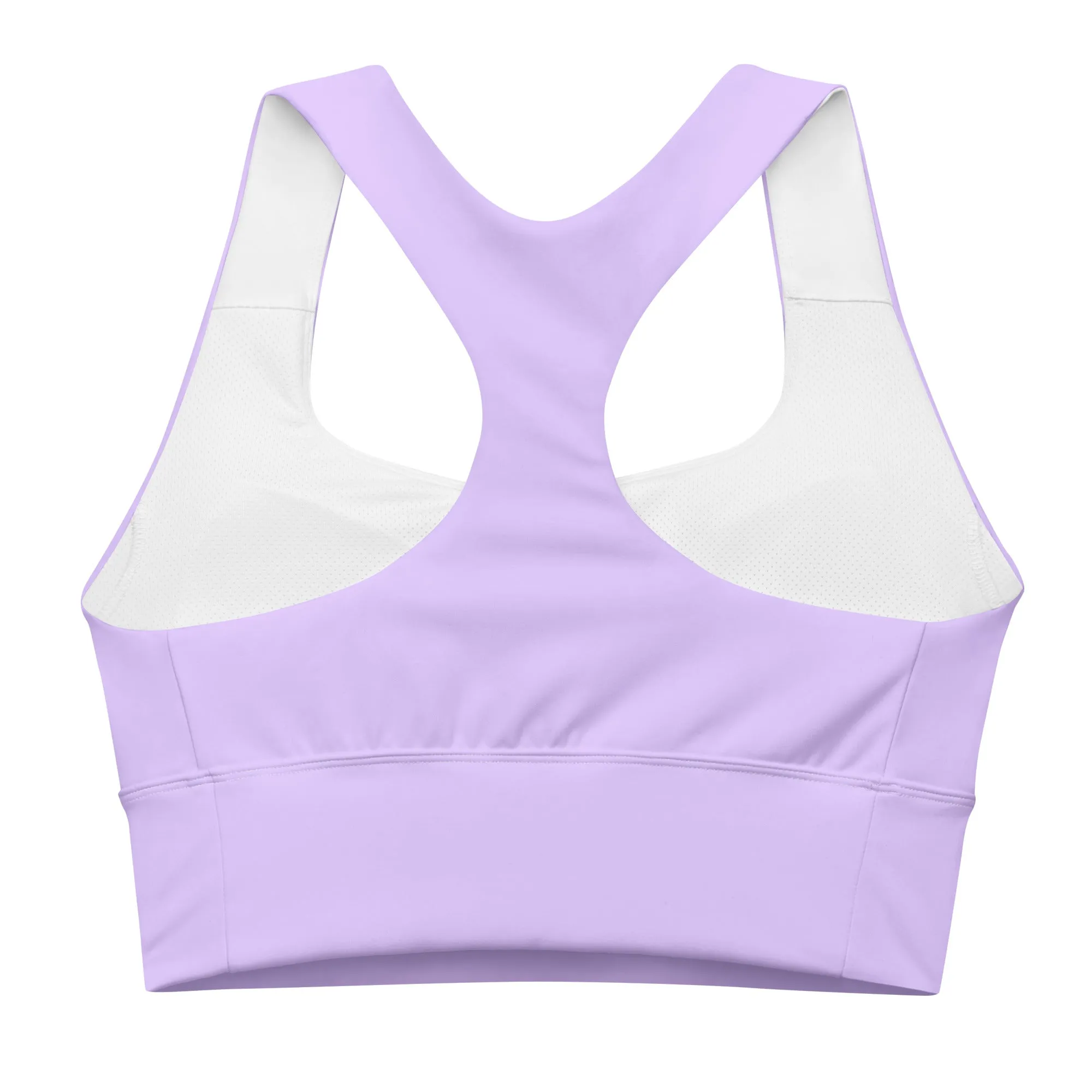 Lavender Longline Sports Bra