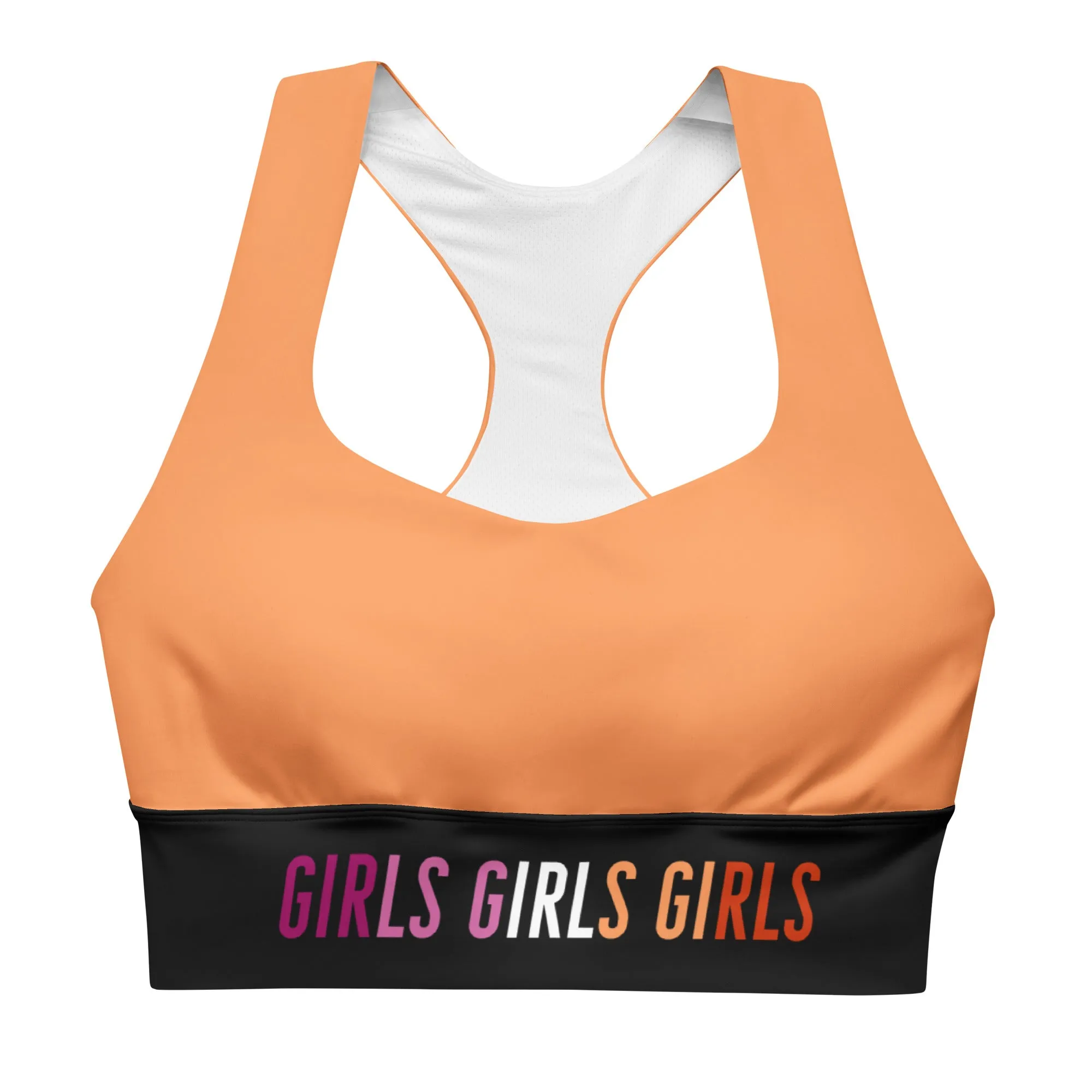 Lesbian Sports Bra - Light Orange