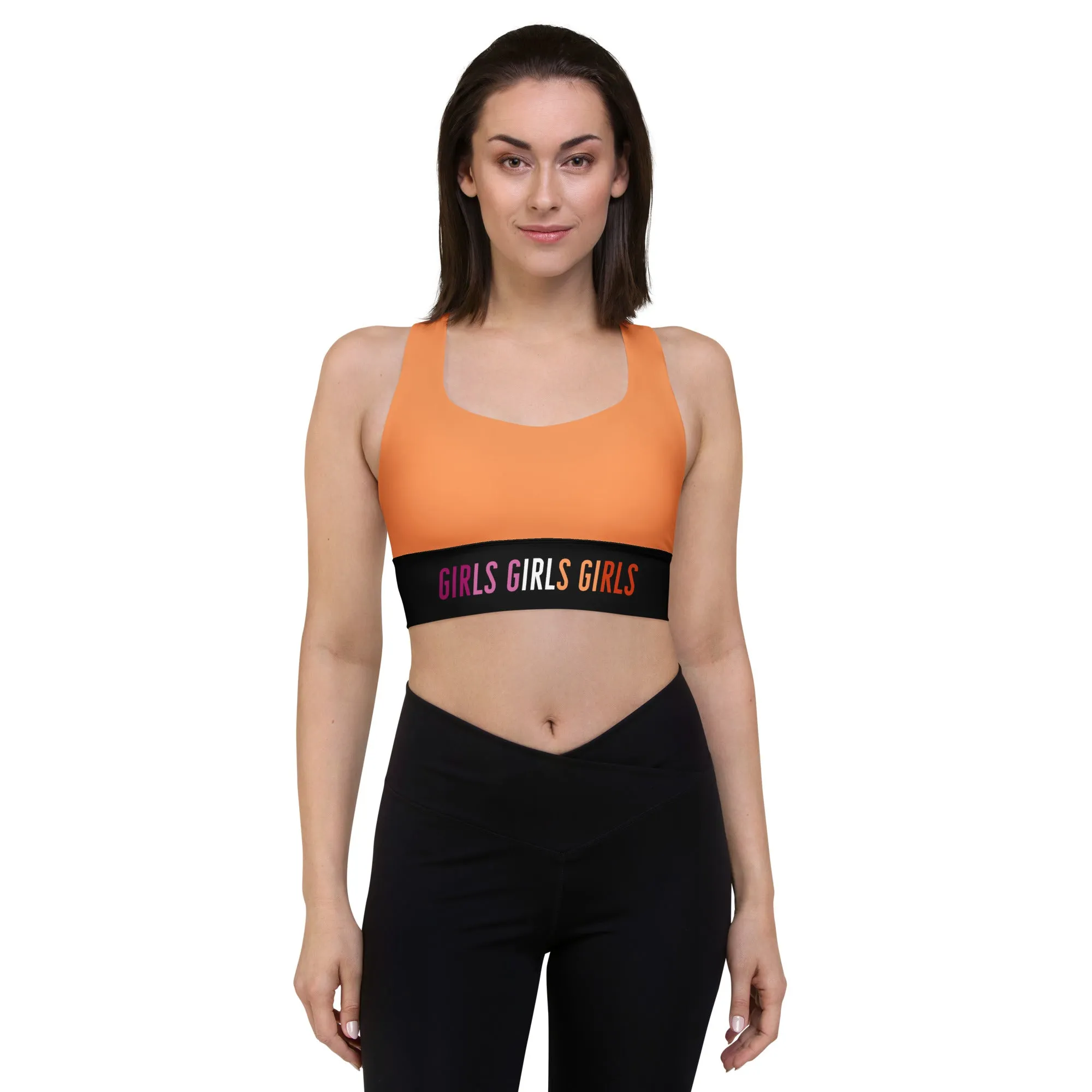 Lesbian Sports Bra - Light Orange