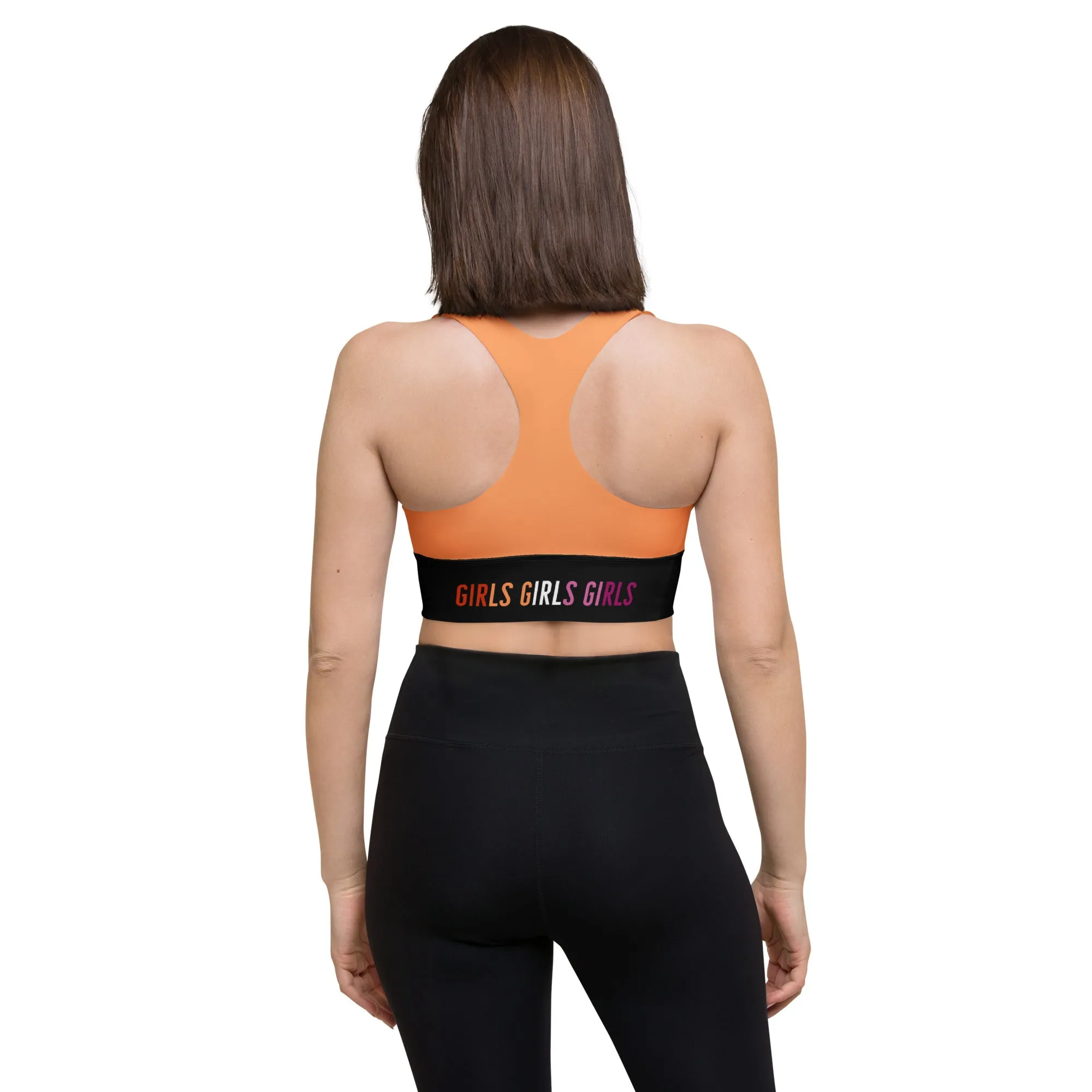 Lesbian Sports Bra - Light Orange