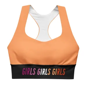 Lesbian Sports Bra - Light Orange