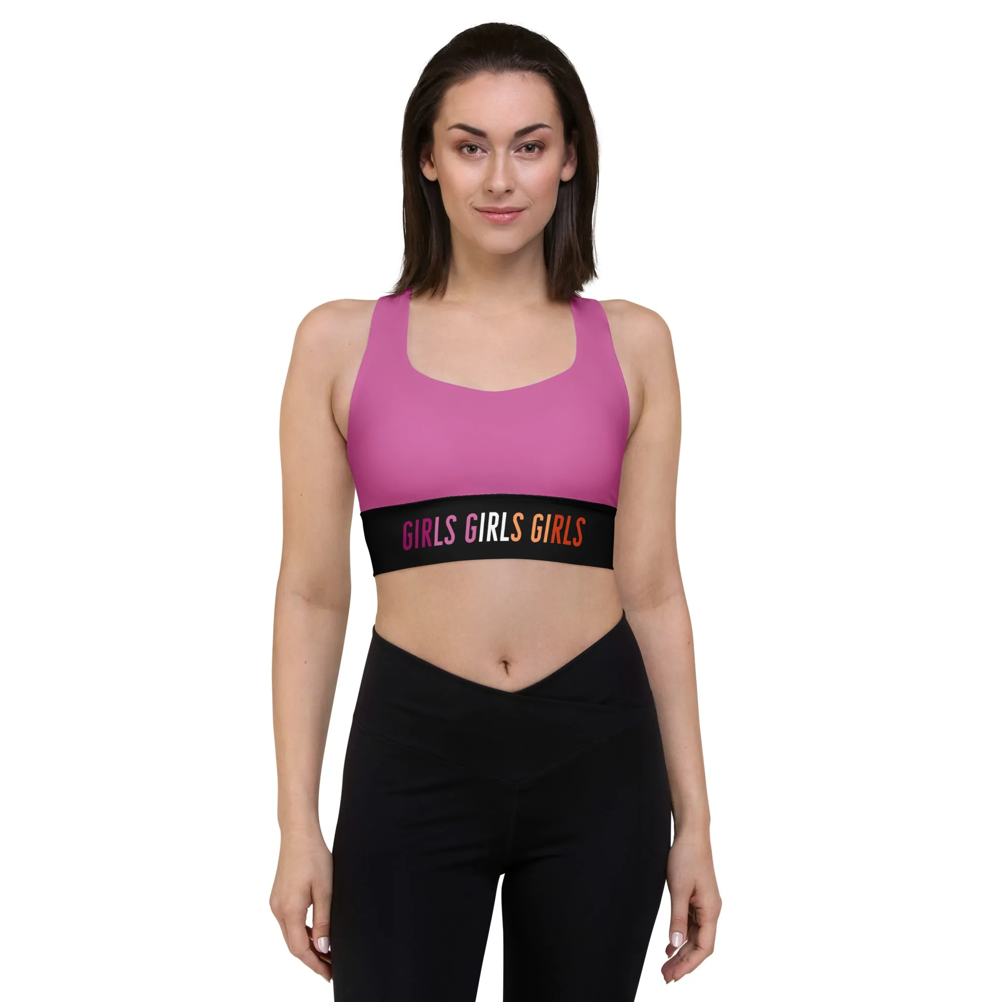 Lesbian Sports Bra - Light Pink