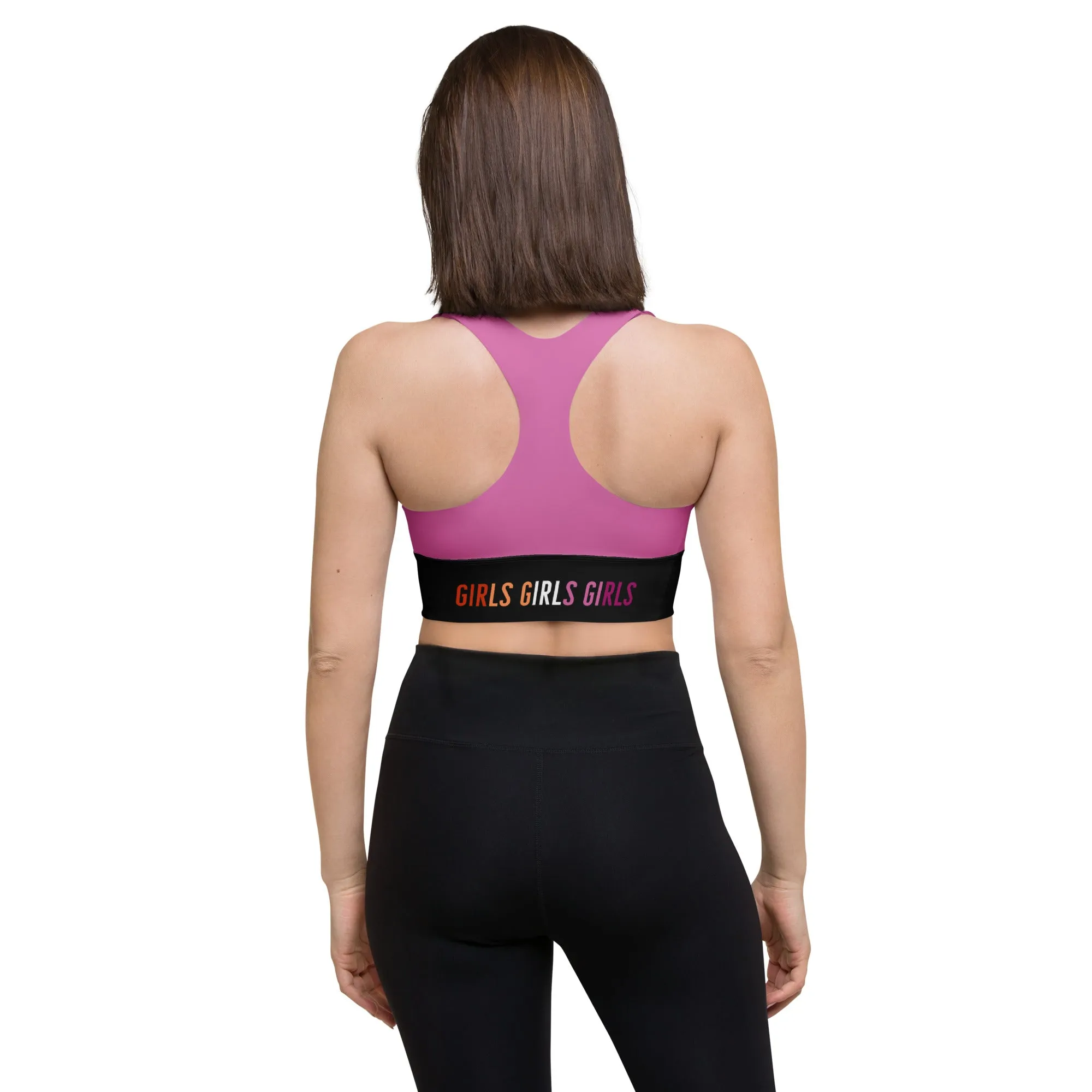 Lesbian Sports Bra - Light Pink