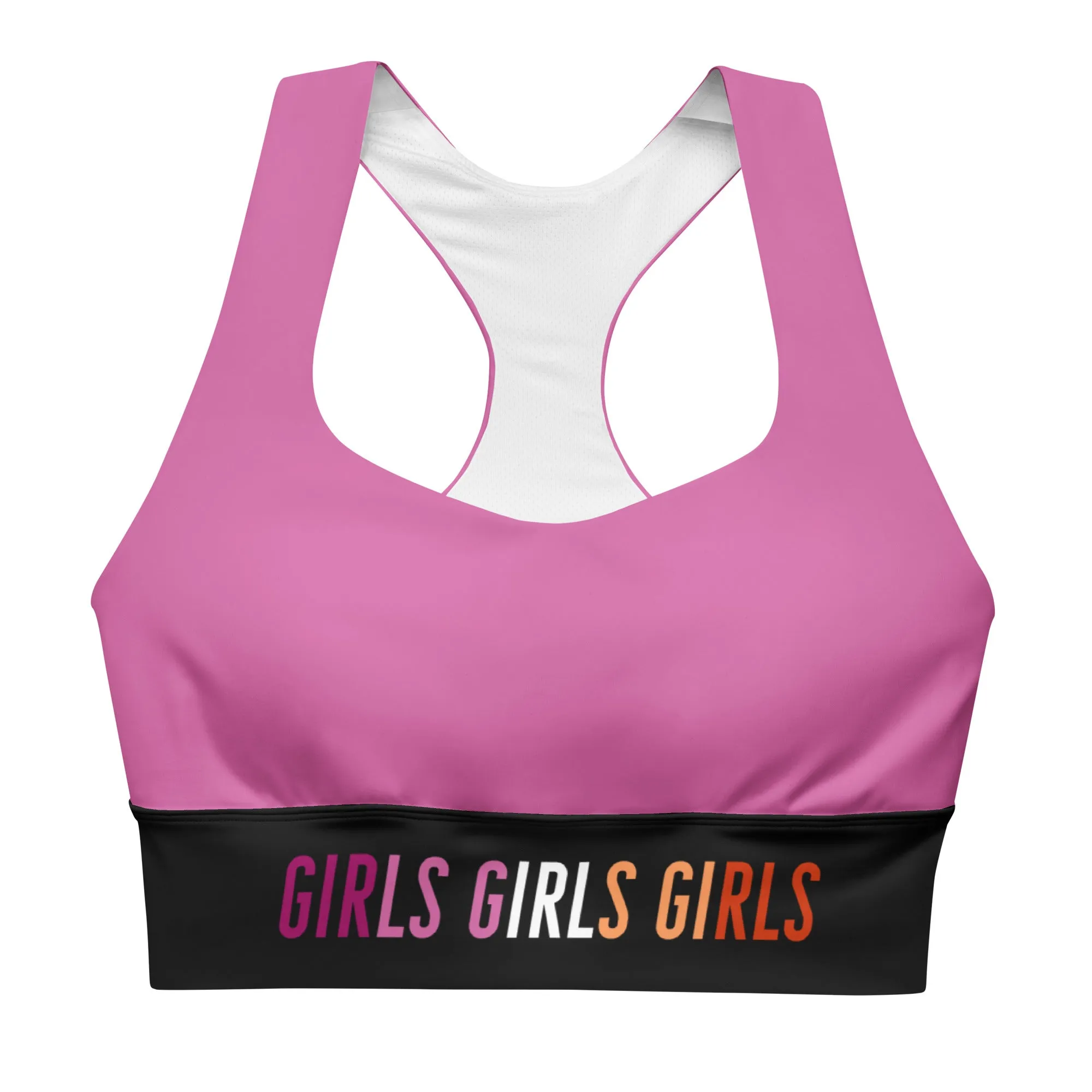 Lesbian Sports Bra - Light Pink