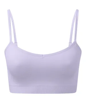 Lilac Melange - Women's TriDri® recycled seamless 3D fit multi-sport flex bra