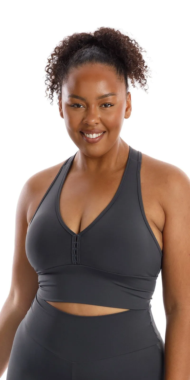 Liquorice Body Luxe Racer Back Bra