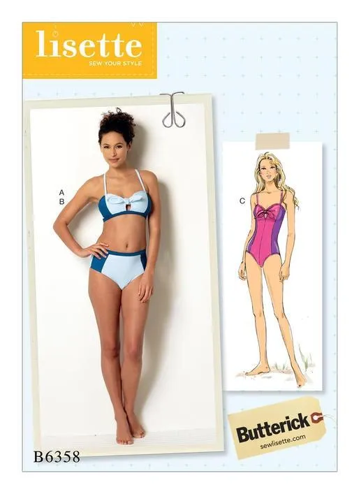 Lisette for Butterick - B6358 Curvy Swim