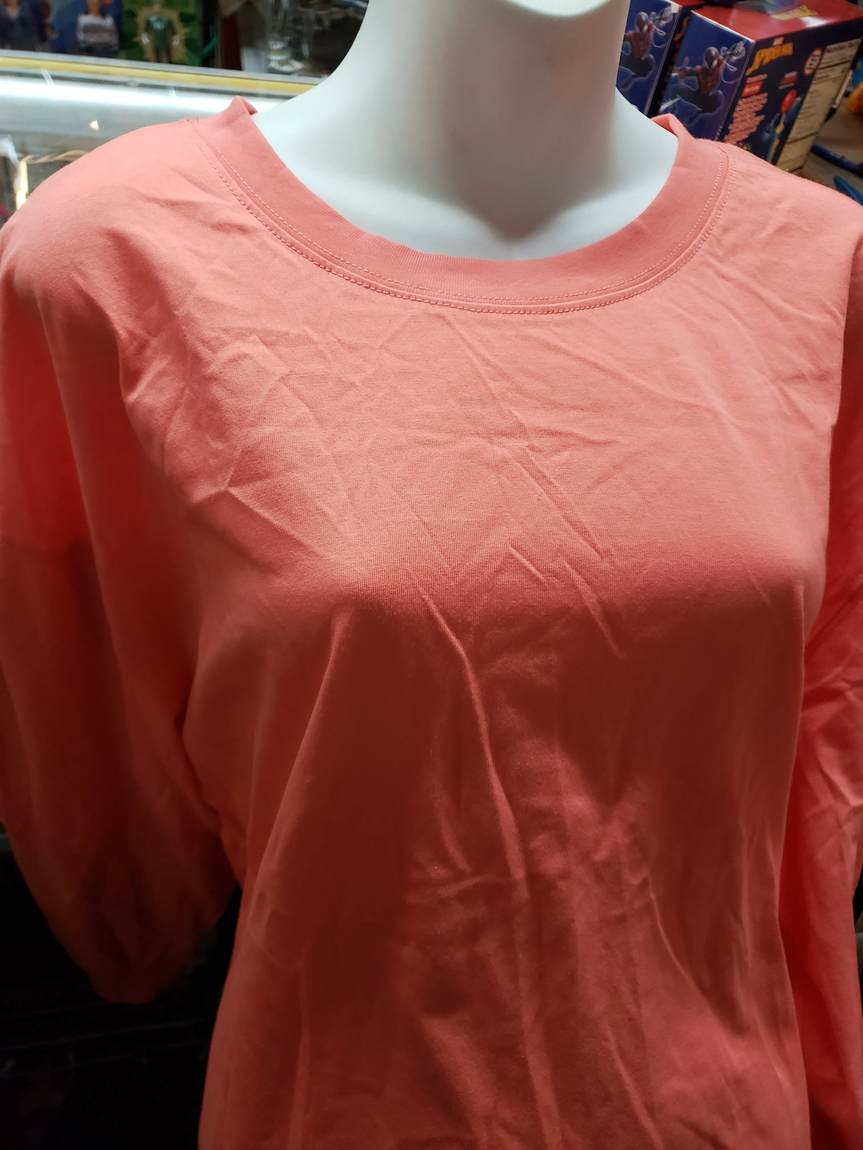 Longsleeve Boyfriend Tee, FABLETICS (XXL 14-16) Dusty Inferno. Retail 49.95