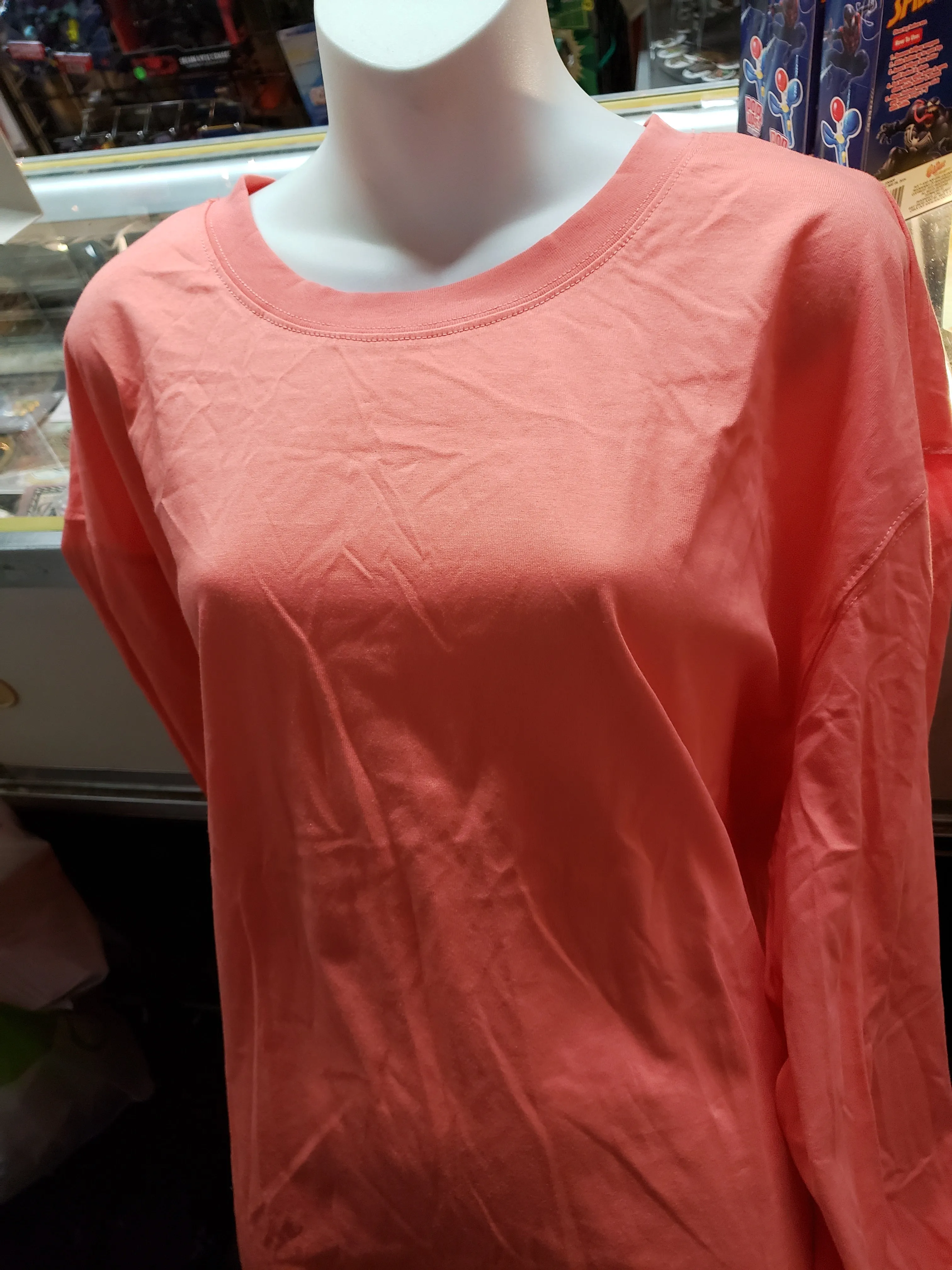 Longsleeve Boyfriend Tee, FABLETICS (XXL 14-16) Dusty Inferno. Retail 49.95